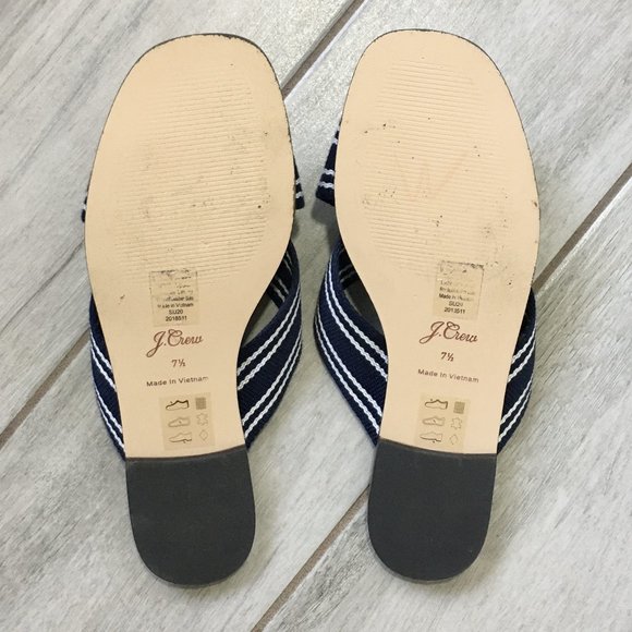 J. Crew Woven Criss Cross Sandals - NEW - Picture 3 of 7